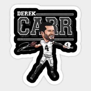 Derek Carr Las Vegas Cartoon Sticker